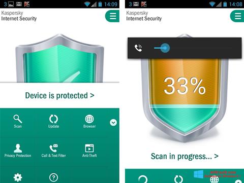 Screenshot Kaspersky Mobile Security for Windows 8.1