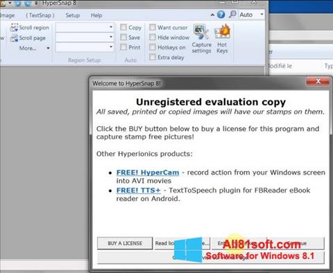 Screenshot HyperSnap for Windows 8.1