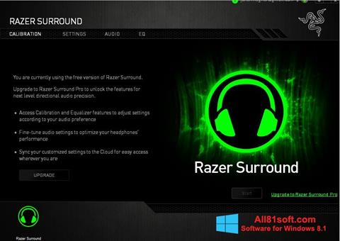 Screenshot Razer Surround for Windows 8.1