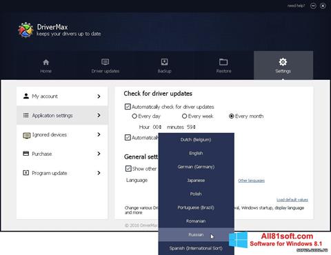 Screenshot DriverMax for Windows 8.1