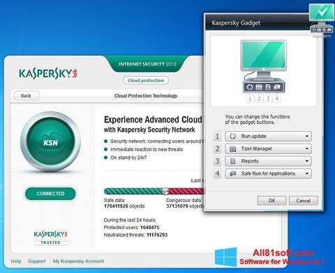 Screenshot Kaspersky Internet Security for Windows 8.1
