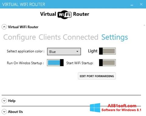 Screenshot Virtual WiFi Router for Windows 8.1