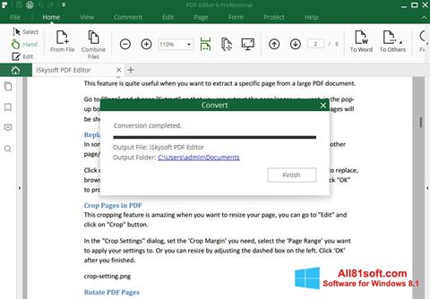 Screenshot PDF Editor for Windows 8.1