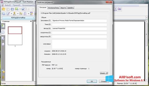 Screenshot Foxit Phantom for Windows 8.1