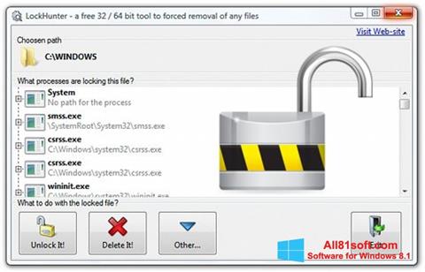 Screenshot LockHunter for Windows 8.1