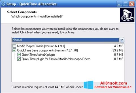 Screenshot QuickTime Alternative for Windows 8.1