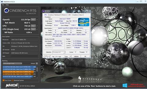 Screenshot CINEBENCH for Windows 8.1