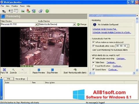 Screenshot WebCam Monitor for Windows 8.1