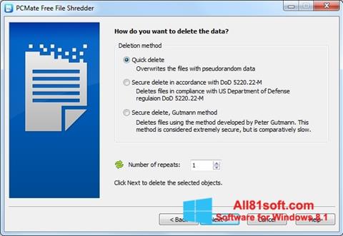 Screenshot File Shredder for Windows 8.1