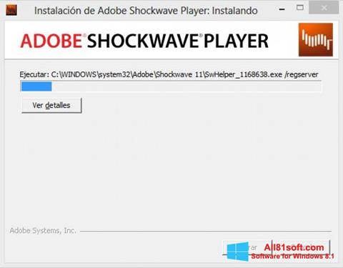 Screenshot Shockwave Player for Windows 8.1