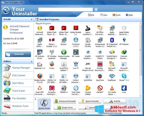 Screenshot Your Uninstaller for Windows 8.1