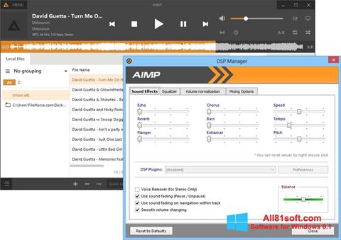 Screenshot AIMP for Windows 8.1