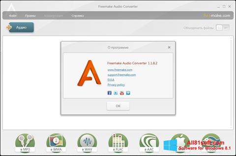 Screenshot Freemake Audio Converter for Windows 8.1