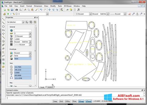 Screenshot DraftSight for Windows 8.1