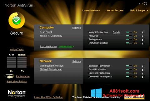 Screenshot Norton AntiVirus for Windows 8.1