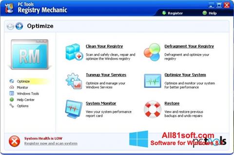 pc tools registry mechanic for windows 8.1