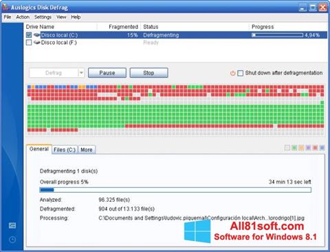 how to defrag windows 8