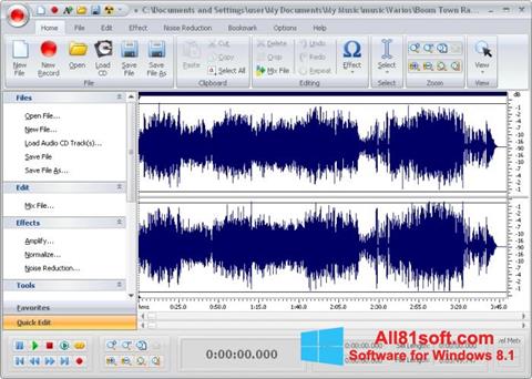 Download Free Audio Editor For Windows 8 1 32 64 Bit In English