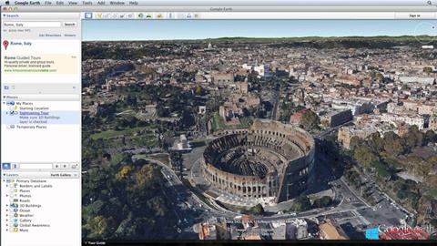 Screenshot Google Earth for Windows 8.1