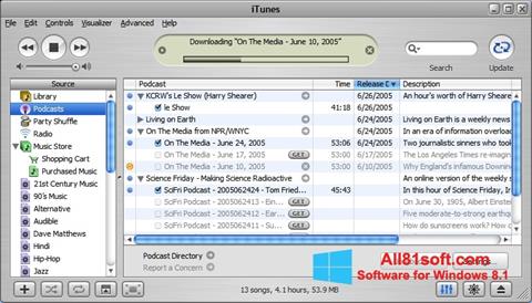 Screenshot iTunes for Windows 8.1