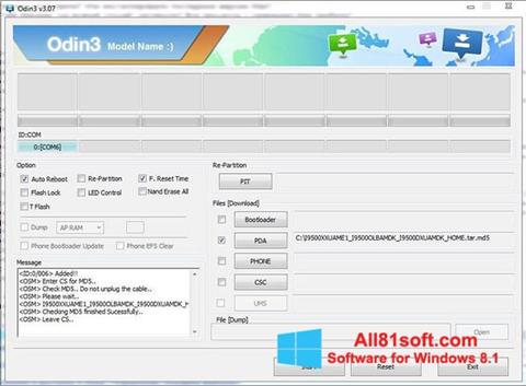 Screenshot Odin for Windows 8.1