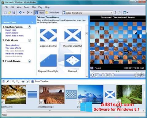 Screenshot Windows Movie Maker for Windows 8.1