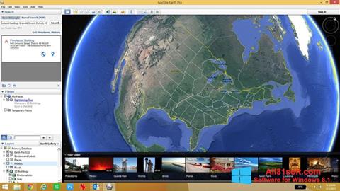 Screenshot Google Earth Pro for Windows 8.1