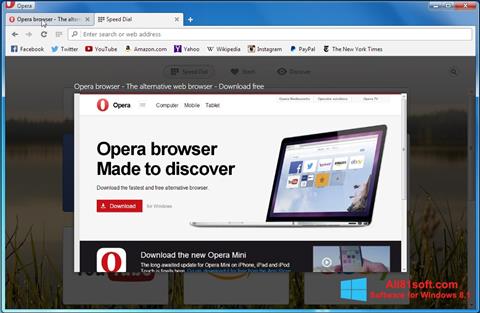 Screenshot Opera Developer for Windows 8.1