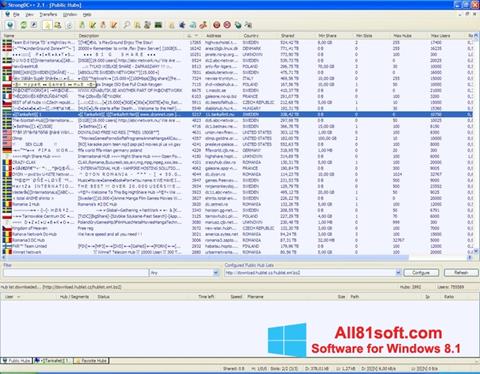 Screenshot StrongDC++ for Windows 8.1