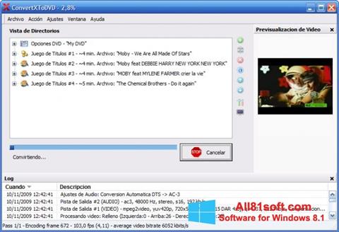 Screenshot ConvertXToDVD for Windows 8.1