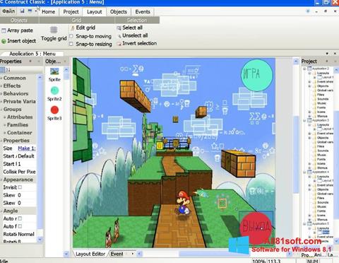 Screenshot Construct Classic for Windows 8.1