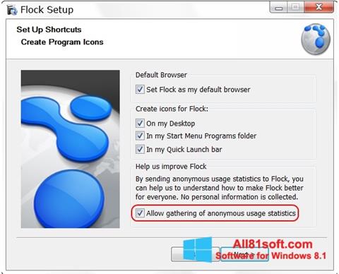 Screenshot Flock for Windows 8.1