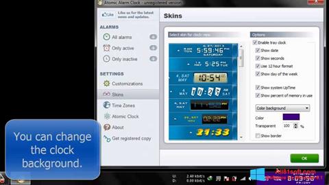 Screenshot Atomic Alarm Clock for Windows 8.1