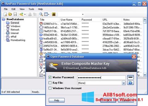 Screenshot KeePass for Windows 8.1