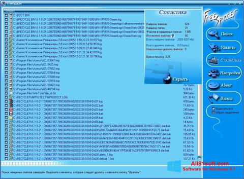 Screenshot FreeSpacer for Windows 8.1