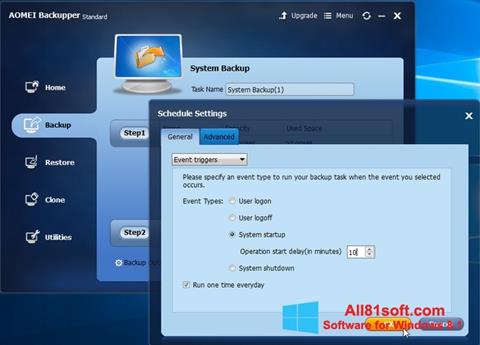 Screenshot AOMEI Backupper for Windows 8.1