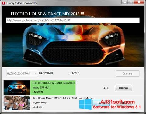 Screenshot Ummy Video Downloader for Windows 8.1