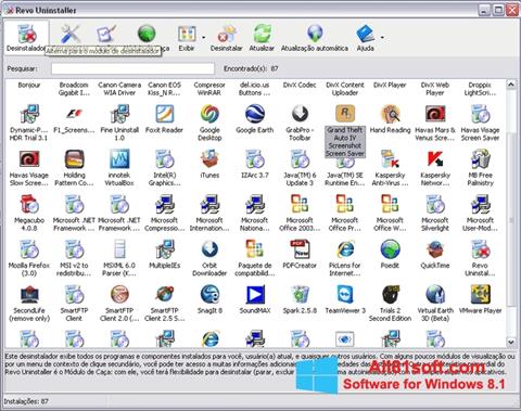 Screenshot Revo Uninstaller for Windows 8.1