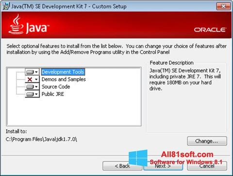 Screenshot Java Development Kit for Windows 8.1