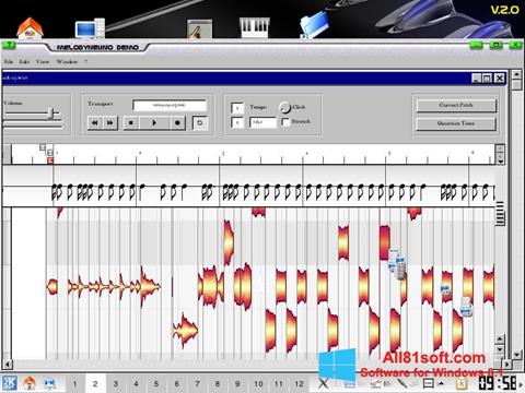 Screenshot Melodyne for Windows 8.1