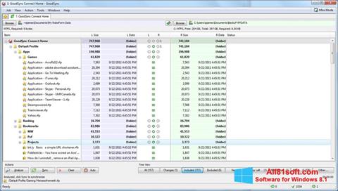 Screenshot GoodSync for Windows 8.1