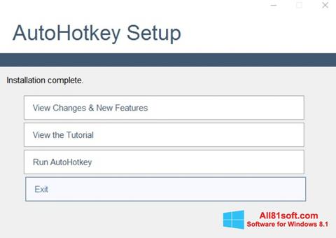 Screenshot AutoHotkey for Windows 8.1